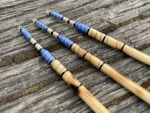 A Set of three traditional style Scorched Reed Wagler floats - Image 6