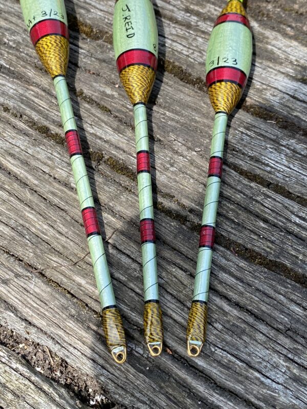 A set of 3 traditional Avon style fishing floats. - Image 2