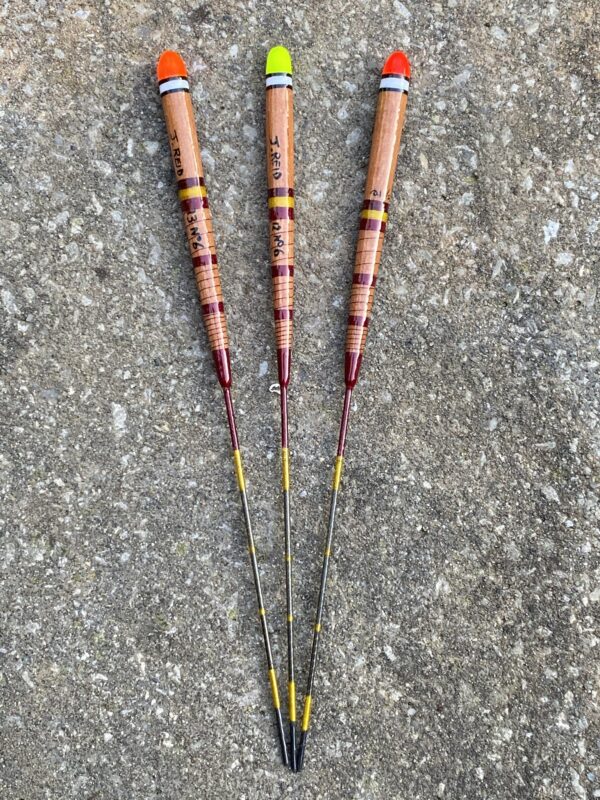 A Set of three light Carbon stem Stick floats