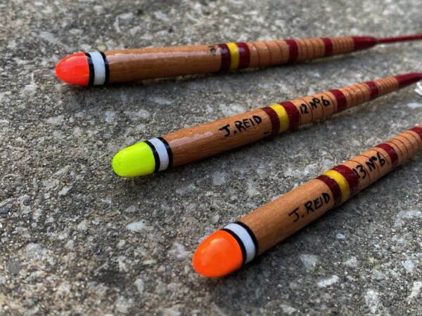 A Set of three light Carbon stem Stick floats - Image 2