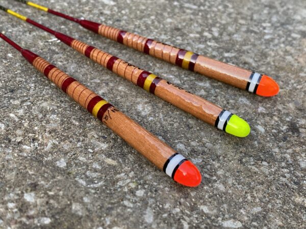 A Set of three light Carbon stem Stick floats - Image 3