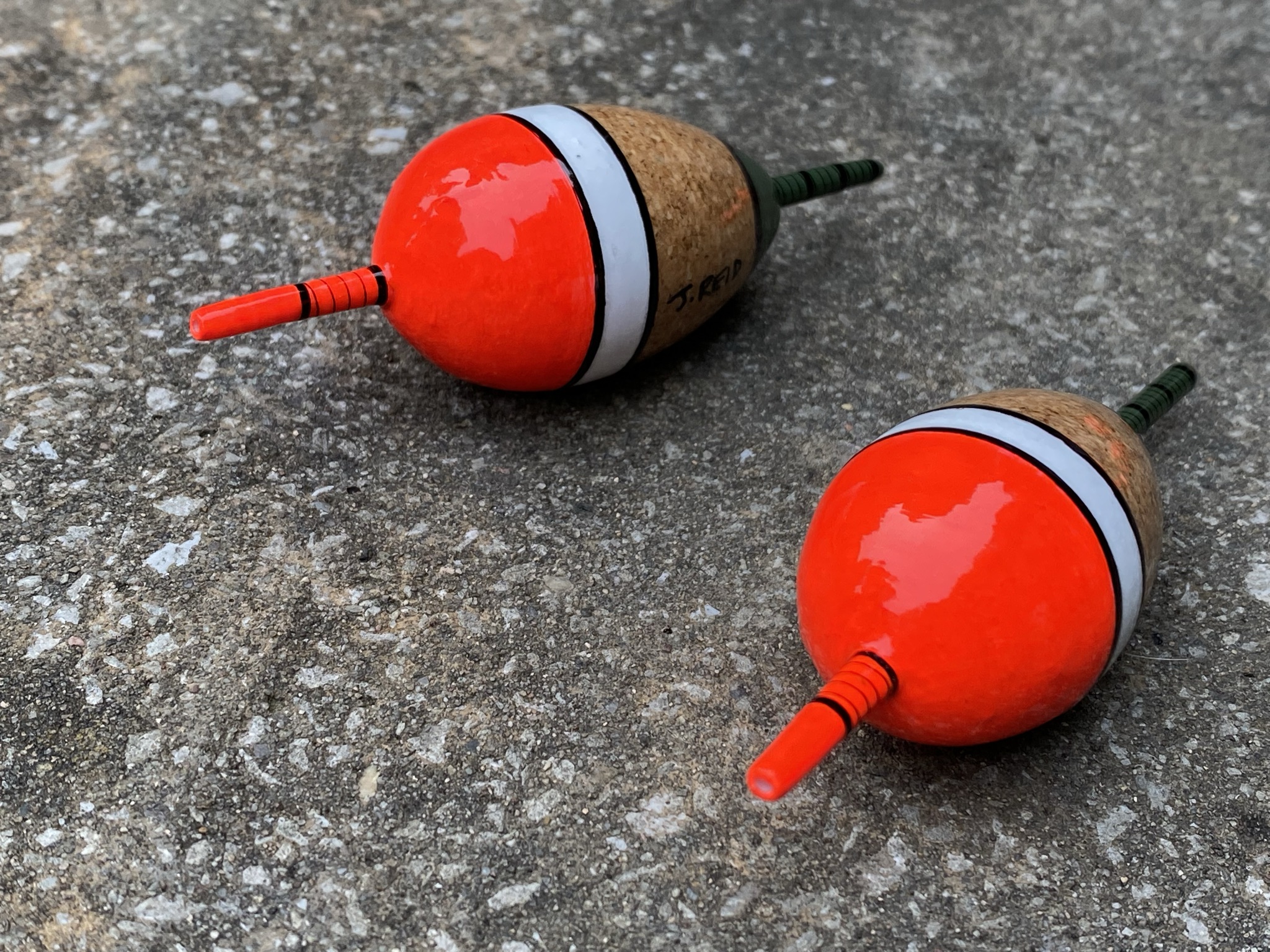 A pair of traditional style inline Pike Bung float. - Image 4