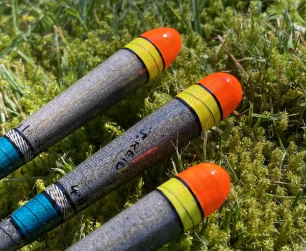 A Set of three carbon stem Stick floats - Image 12