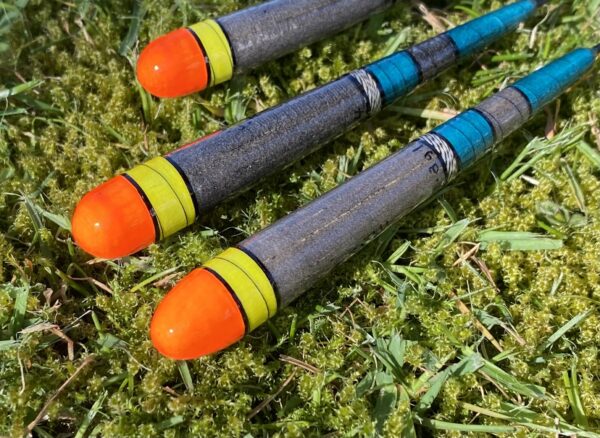 A Set of three carbon stem Stick floats - Image 3