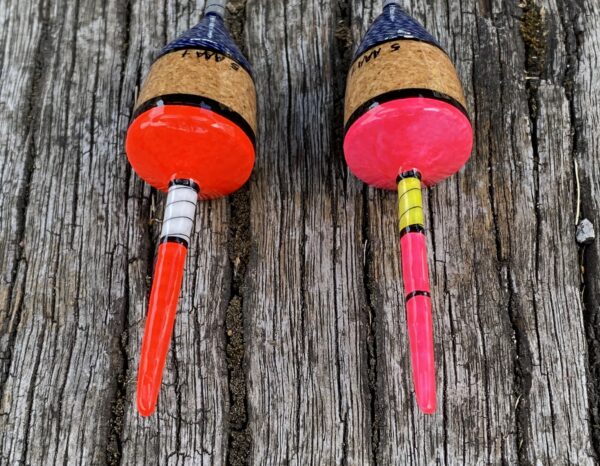 A pair of traditional style Perch bobber floats. - Image 2