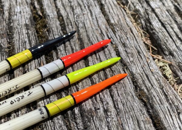 A set of four traditional vintage style Porcupine quill floats - Image 2