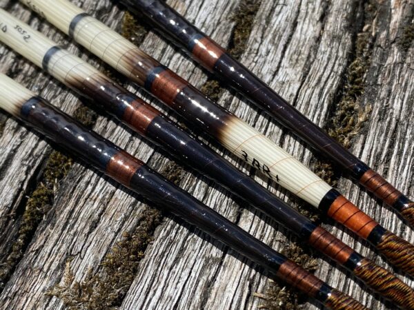 A set of four traditional vintage style Porcupine quill floats - Image 7