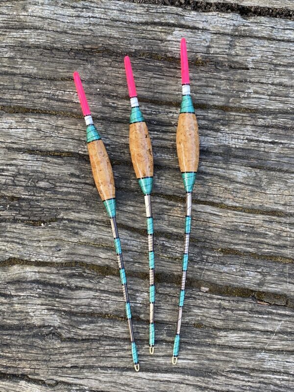 A set of 3 tradition Avon style (Topper) fishing floats.