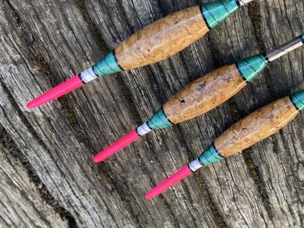A set of 3 tradition Avon style (Topper) fishing floats. - Image 5