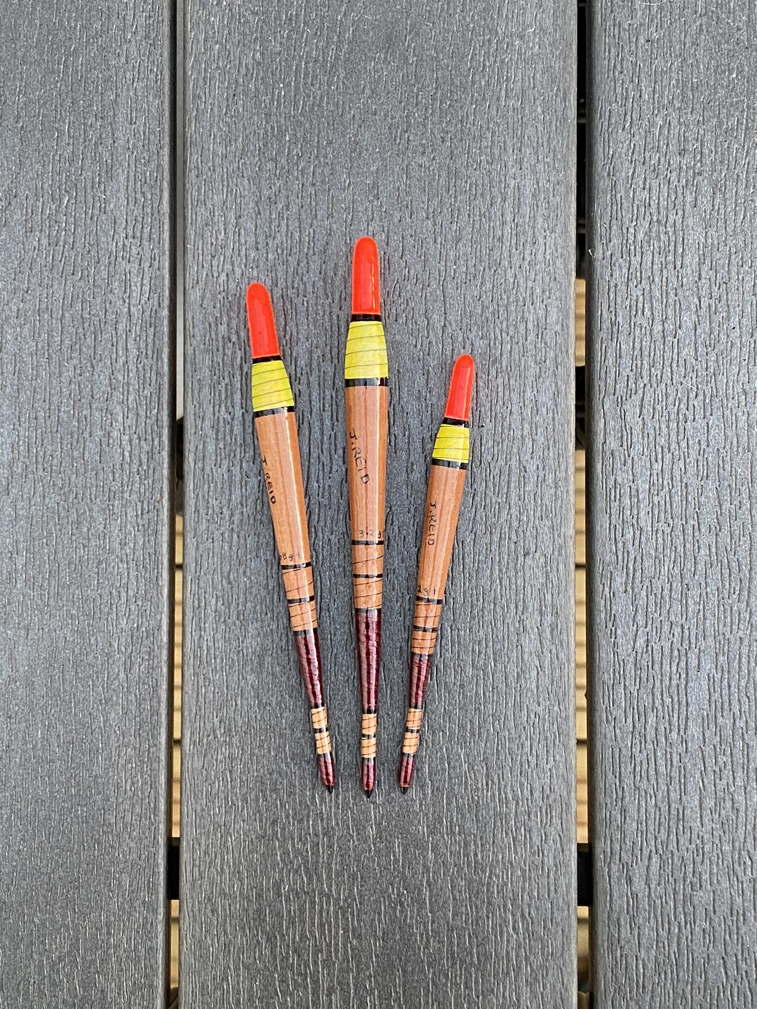 A Set of Three Traditional style Chubber/Loafer floats.