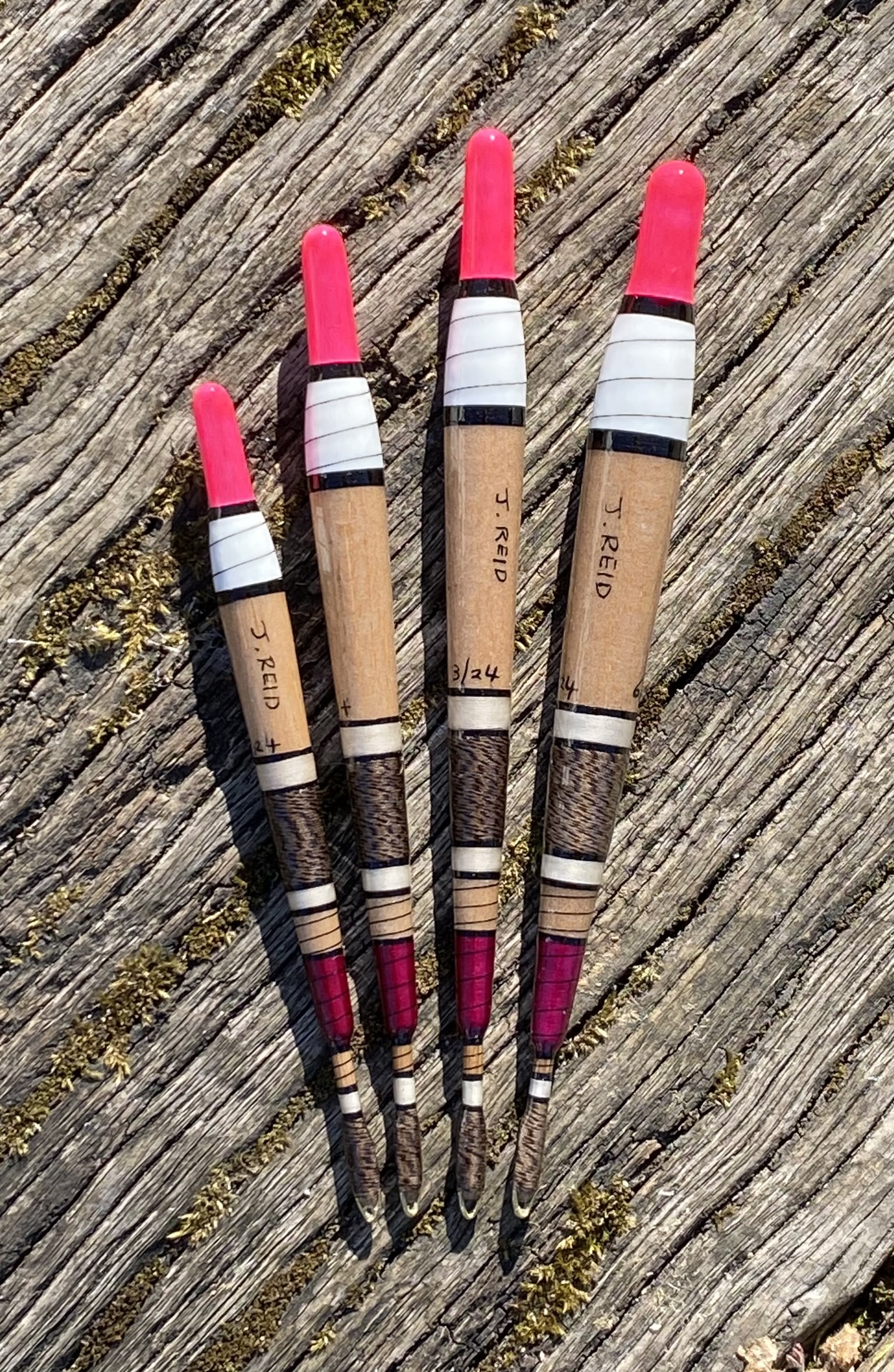 A Set of four Traditional style Chubber/Loafer floats.