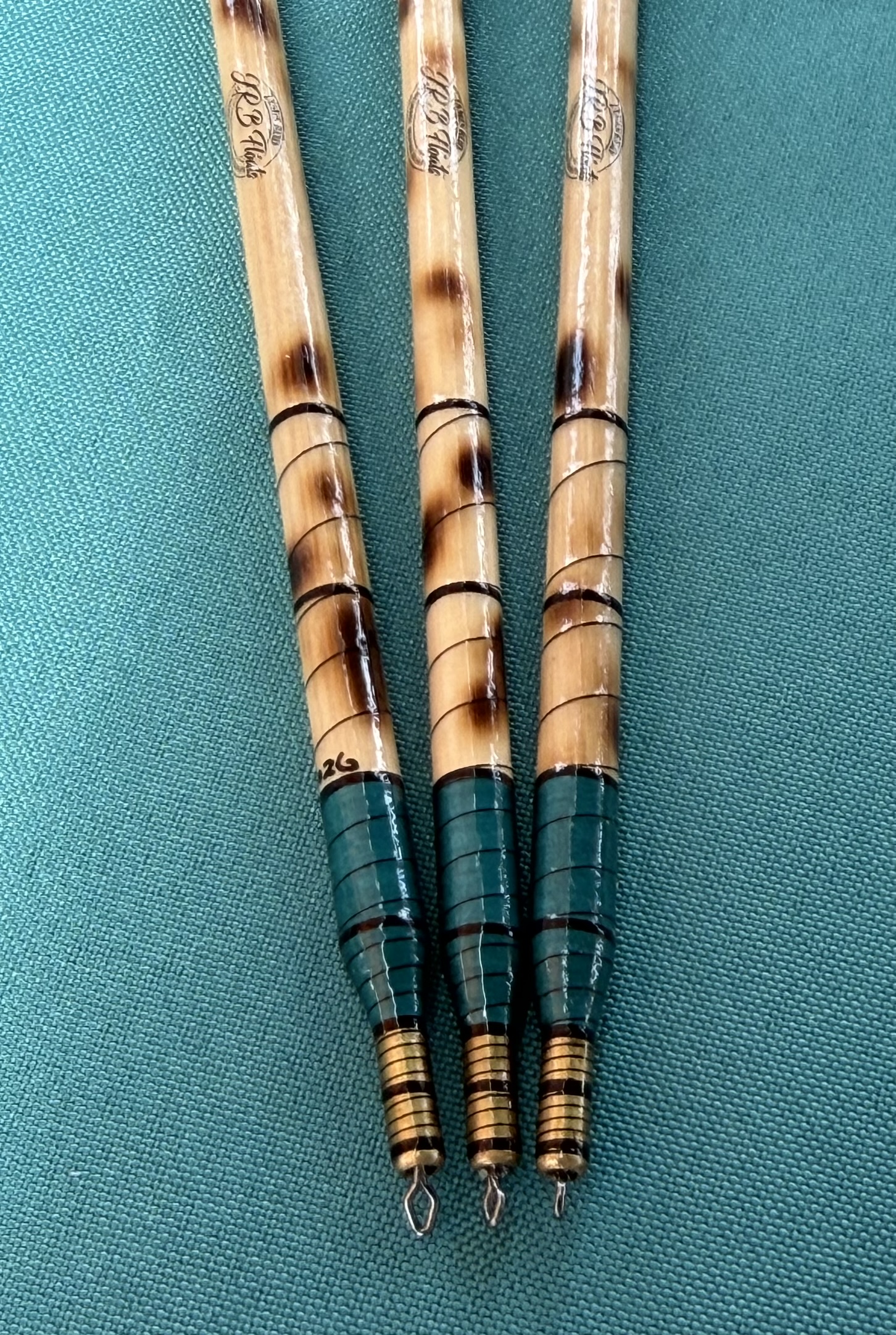 A Set of three traditional style Loaded Scorched Reed Wagler floats - Image 3