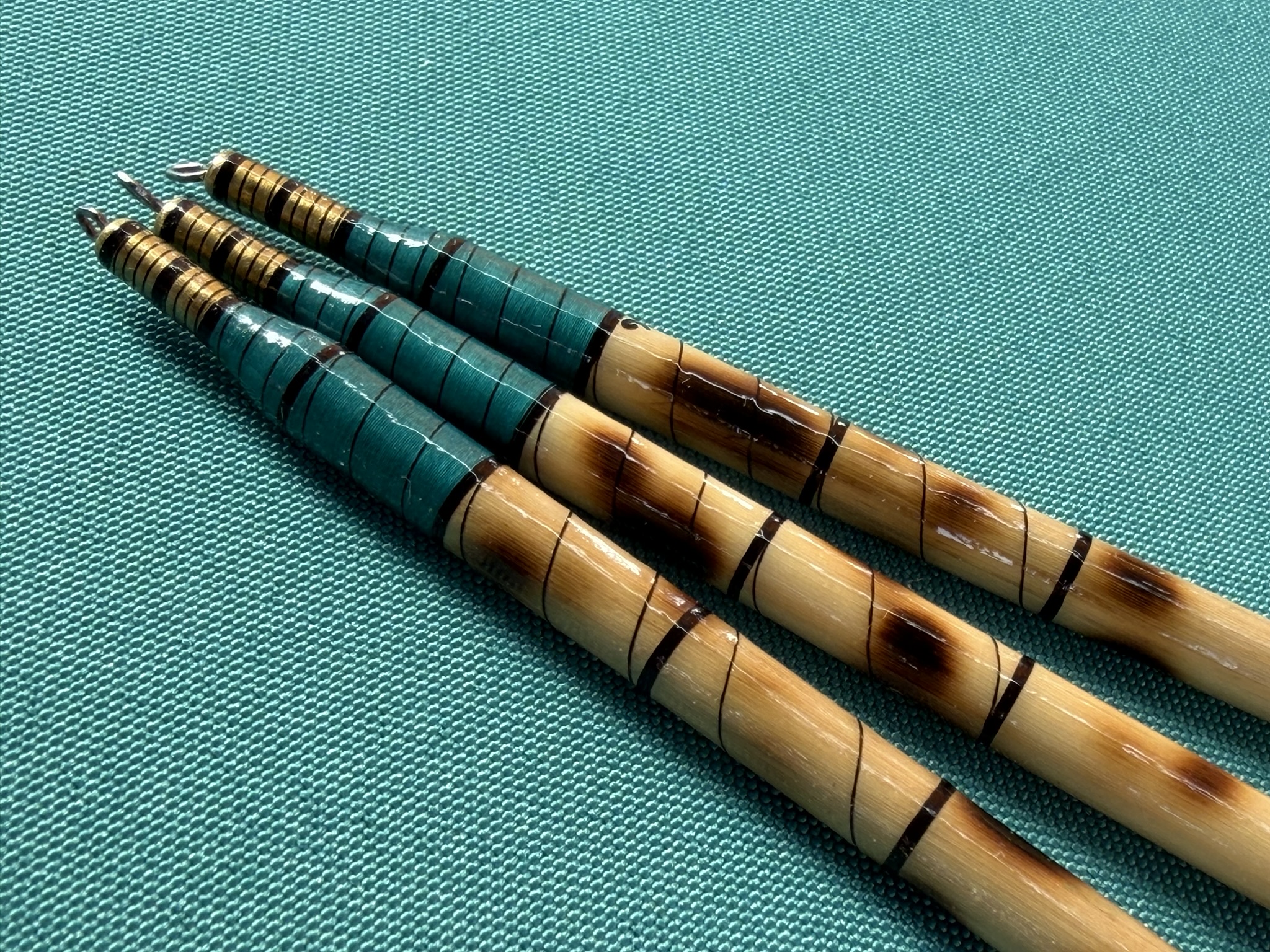 A Set of three traditional style Loaded Scorched Reed Wagler floats - Image 6