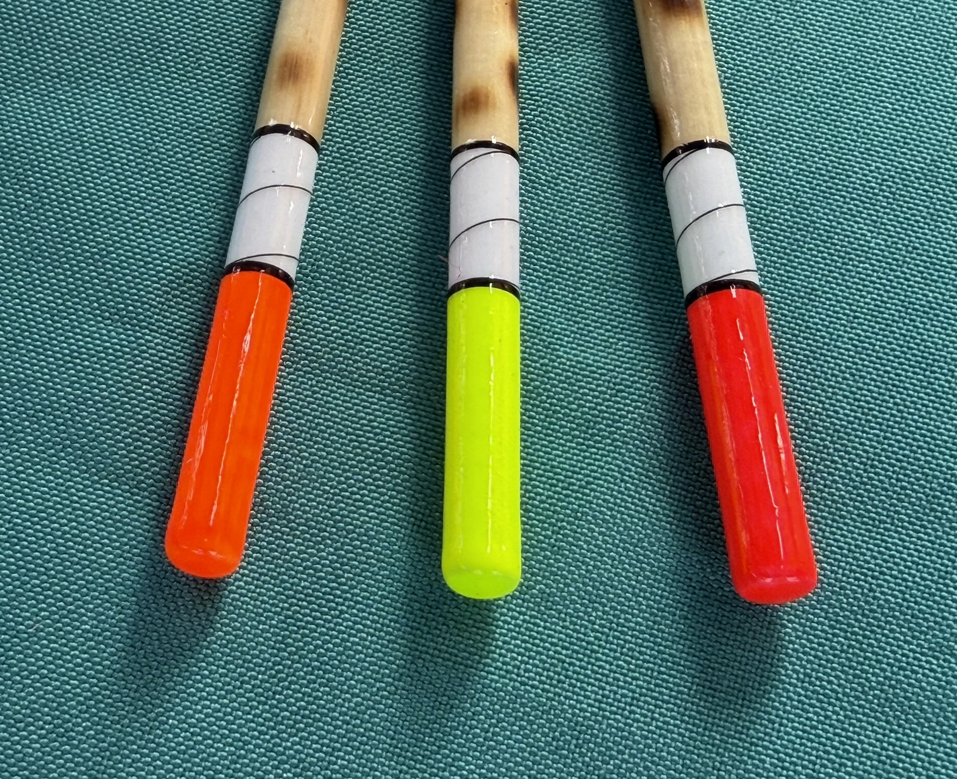 A Set of three traditional style Loaded Scorched Reed Wagler floats - Image 4